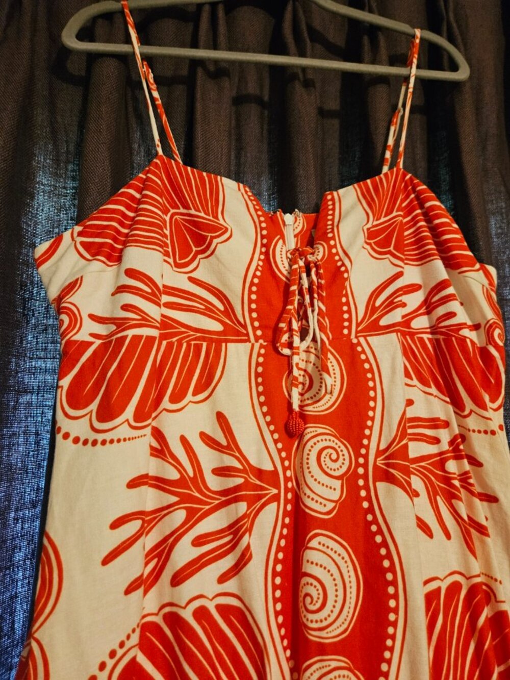 White Ainika Shell LENZING™ ECOVERO™ Euroflax™ Maxi Dress - Picture 5 of 9